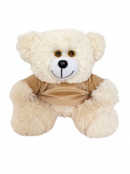 Мягкая игрушка Медведь Семен в кофте 30см светлый латте