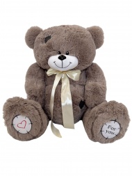 Мягкая игрушка Медведь Тед 60см дымчатый