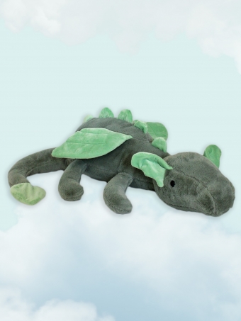 Мягкая игрушка SunRain плюшевый дракон 60 см Зеленый