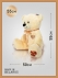 Игрушка детская мягконабивная Медведь с сердцем на груди 55см чай роза