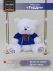 Мягкая плюшевая игрушка Медведь SunRain Тед в кофте 50 Белый